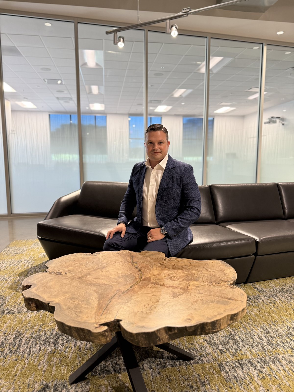 Oleh Yushchenko at NorthGroup Real Estate office in Charlotte